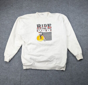 Vintage Ritz Sweatshirt Mens XL Pool Ride The Nine Billiards Novelty 80s Winning